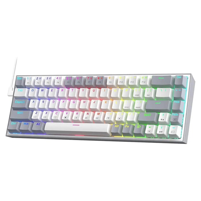 کیبورد مکانیکال گیمینگ ردراگون مدل  Castor K631 Grey RGB